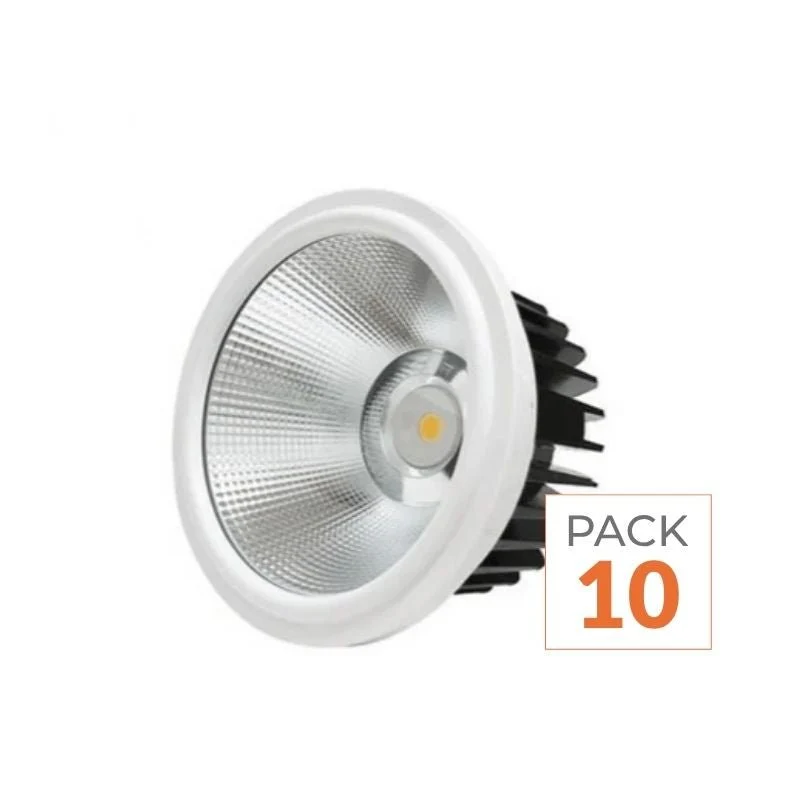 Ampoule LED 20W AR111 COB Rond (Pack de 10) Silamp