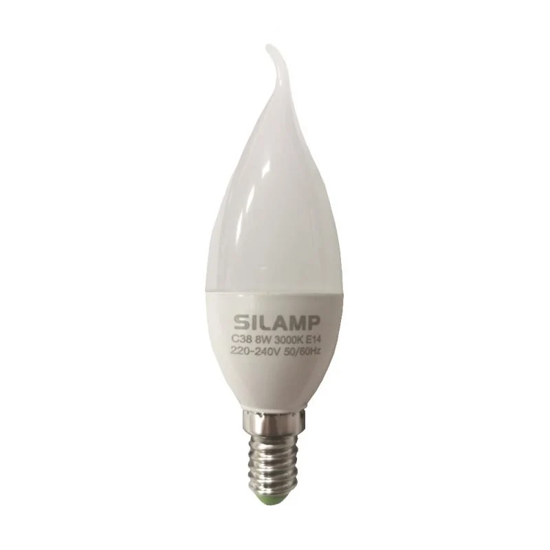 Ampoule LED E14 Flamme 8W 220V Ø38mm Silamp