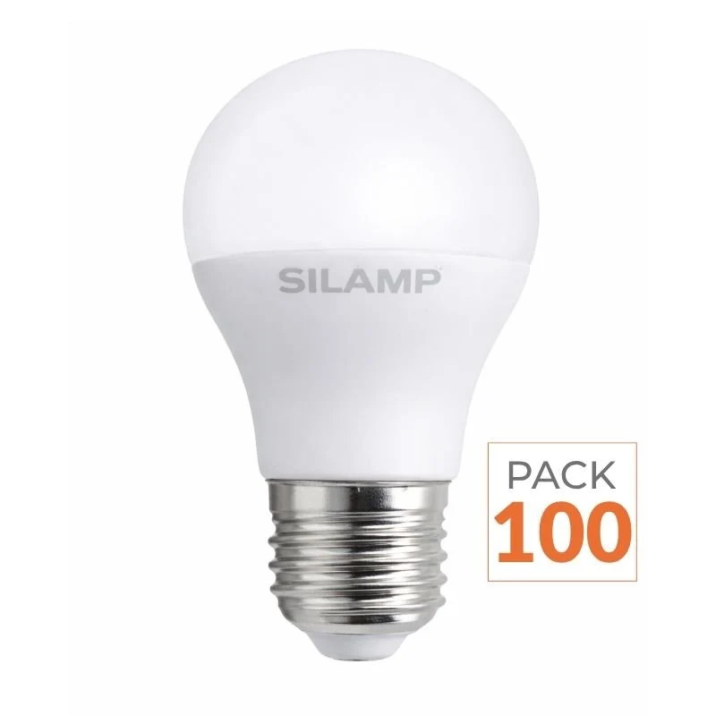 Ampoule LED E27 8W 220V G45 300° (Pack de 100) Silamp