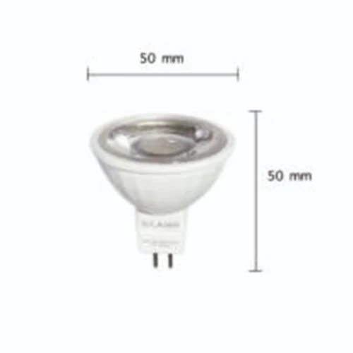 Ampoule LED GU5.3 / MR16 12V 8W SMD 80° (Pack de 10) Silamp