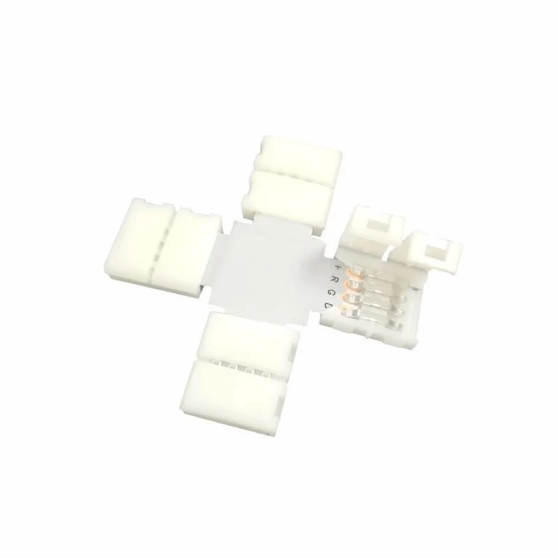 Connecteur Ruban LED RGB en X pour Ruban 10mm RGB Silamp