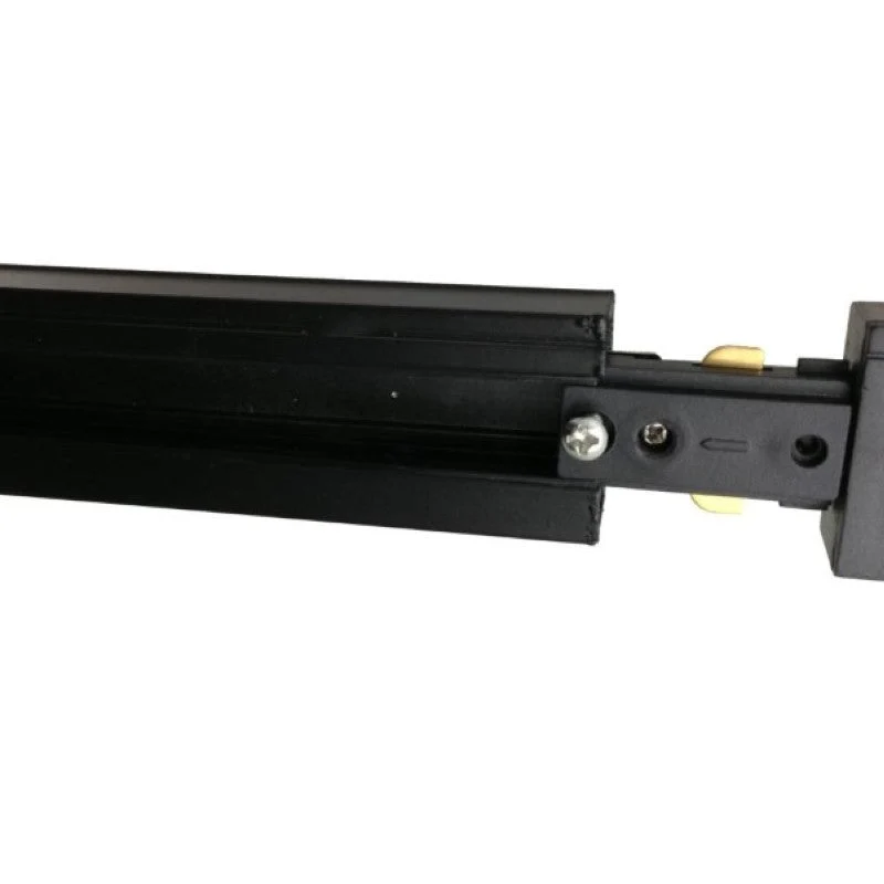 Rail Monophasé pour Spot LED 1m NOIR Silamp