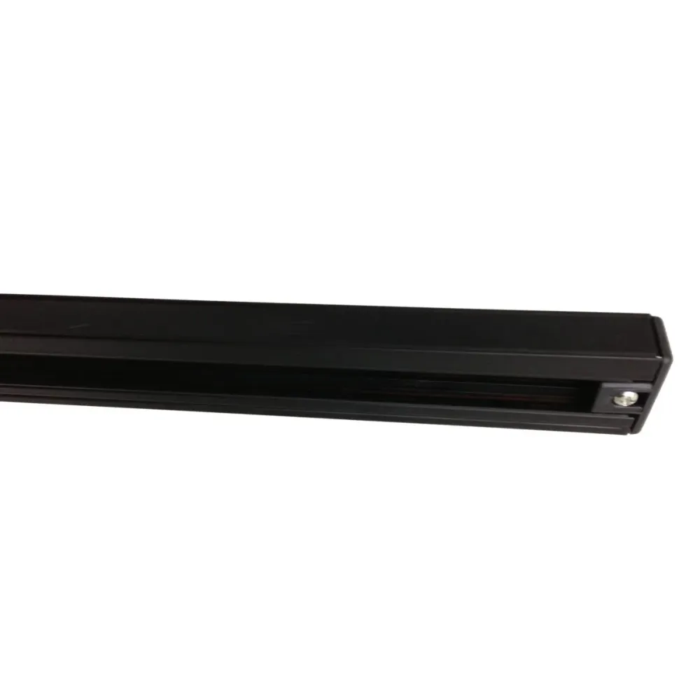 Rail Monophasé pour Spot LED 2m NOIR Silamp