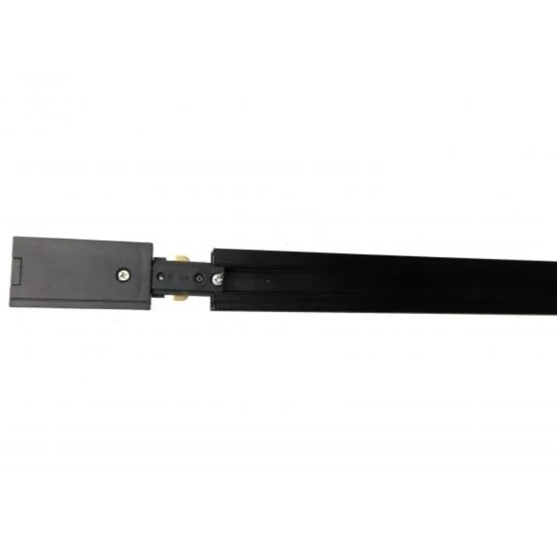Rail Monophasé pour Spot LED 2m NOIR Silamp