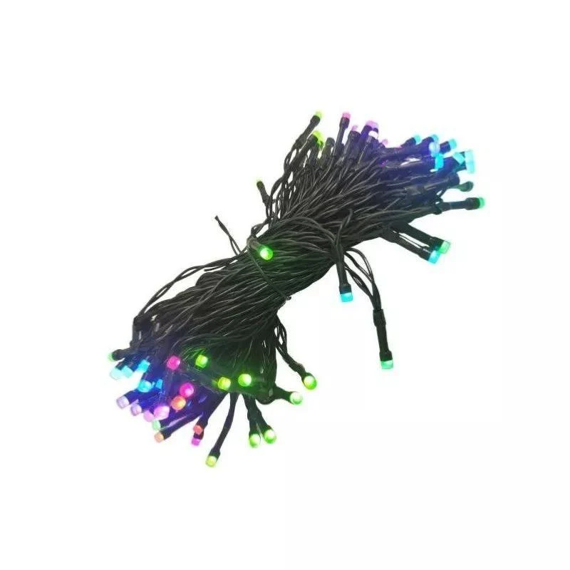 Guirlande LED Connectée Wifi RGB 20m IP44 6V 120LED Silumen