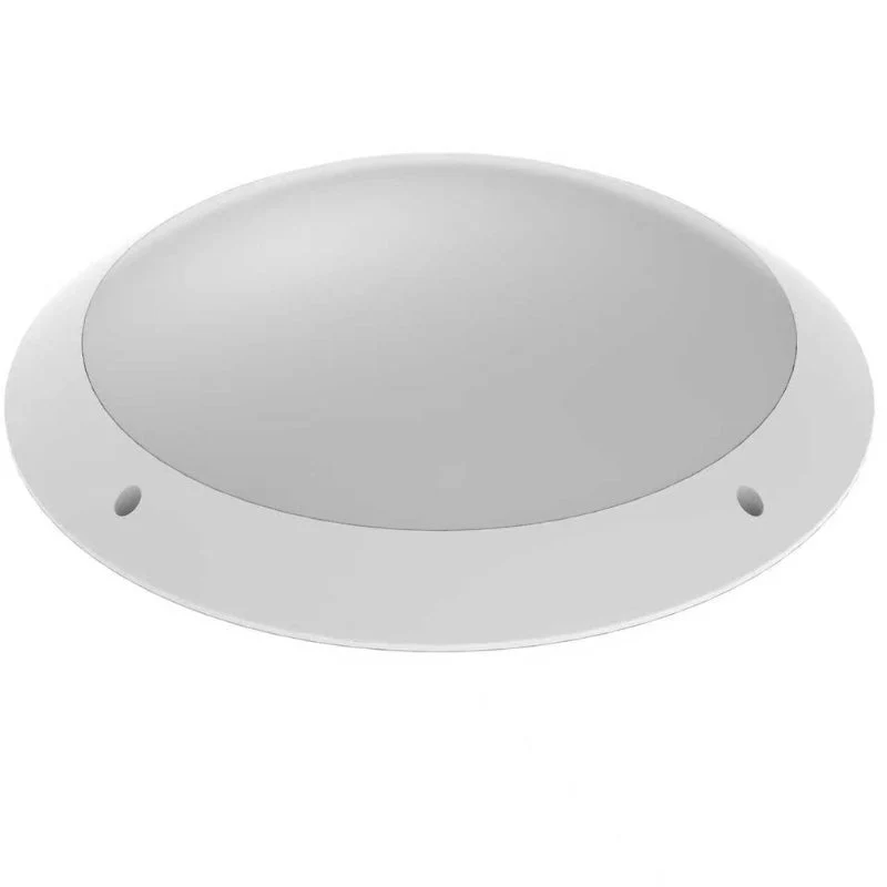 Hublot LED IP65 IK10 ø30 cm avec Détecteur pour 2 Ampoules E27 Silumen