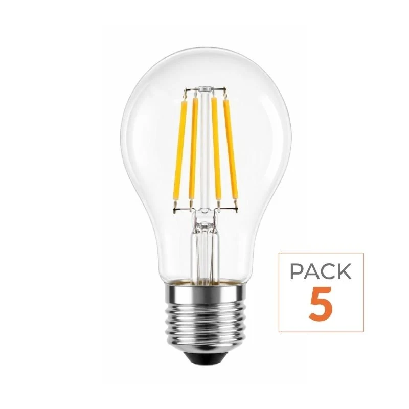 Pack de 15 - Ampoule LED E27 A60 3.8W Filament Classe Énergétique 210lm/W Silumen