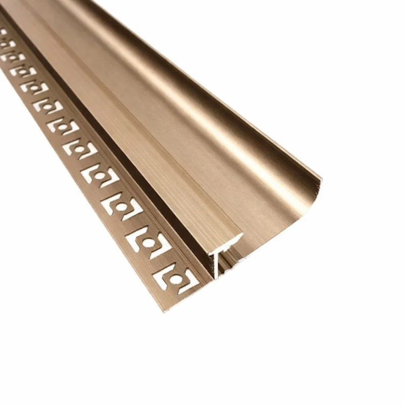 Profilé Aluminium Doré 2m pour Ruban LED Silumen