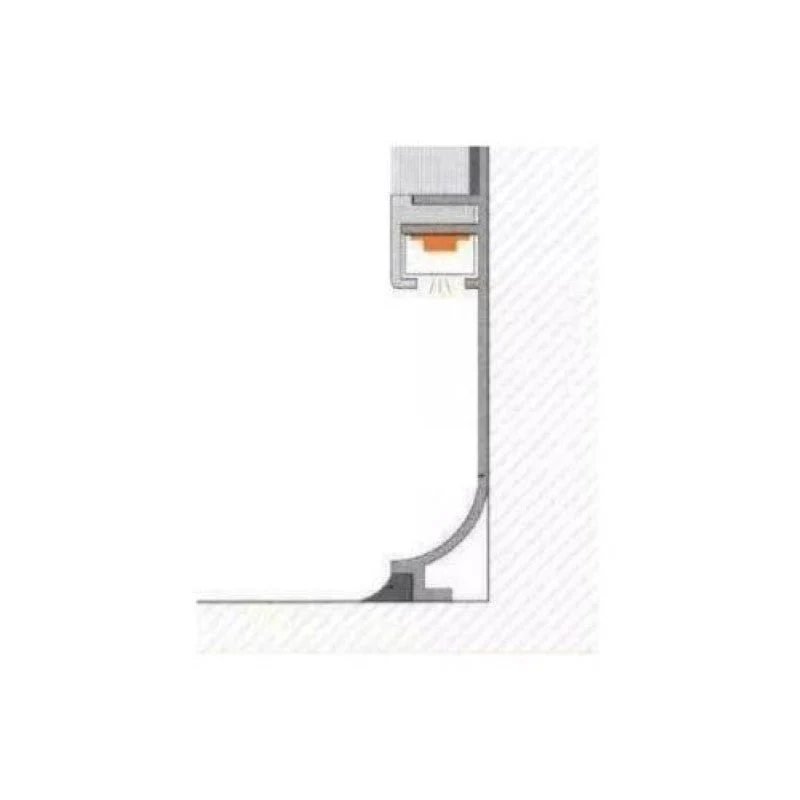 Profilé Aluminium Doré 2m pour Ruban LED Silumen