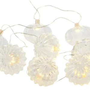 Guirlande lumineuse Led Millie transparent à pile - Sirius