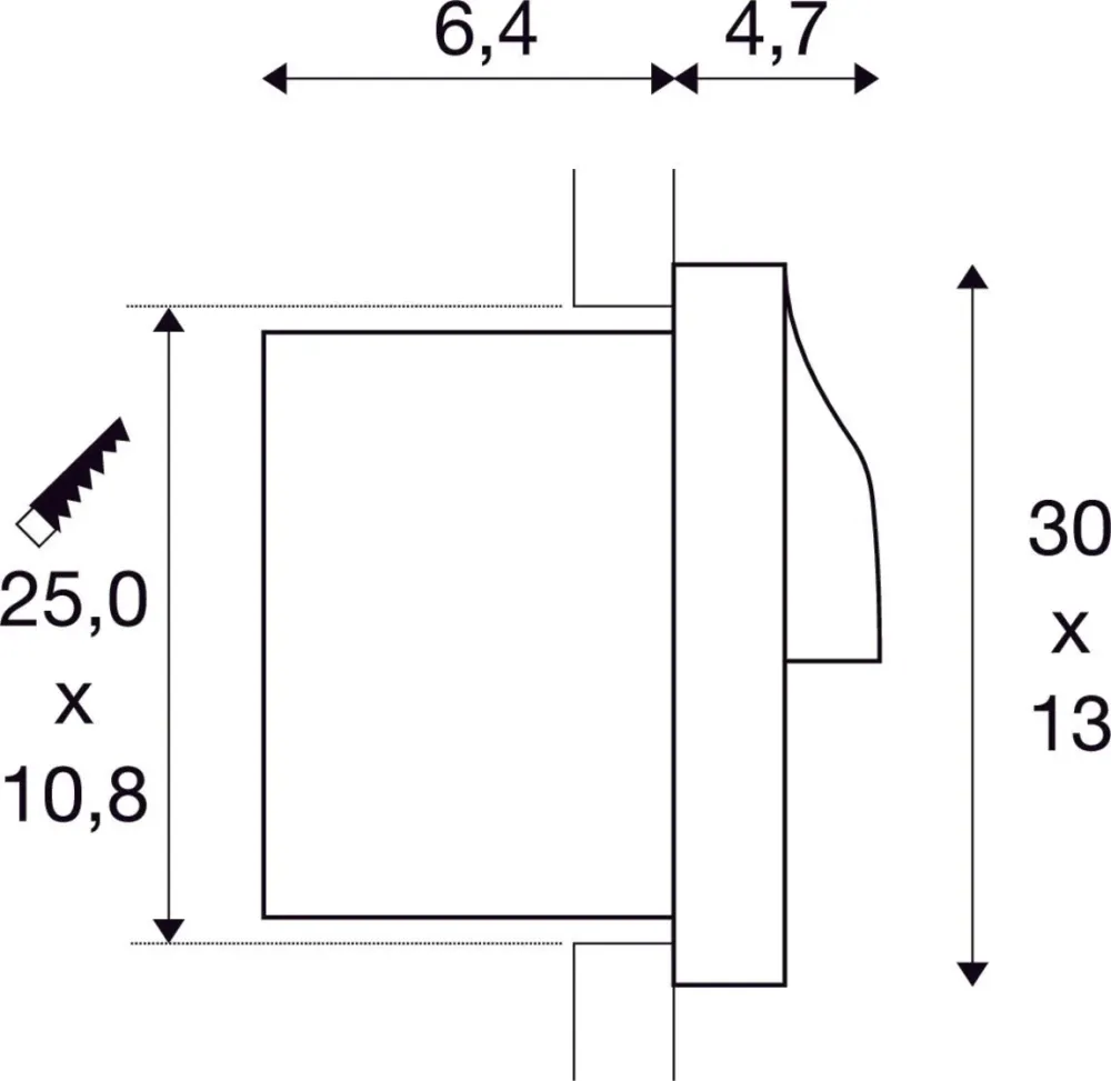 SLV Lampe d'extérieur ADI IP55 Anthracite