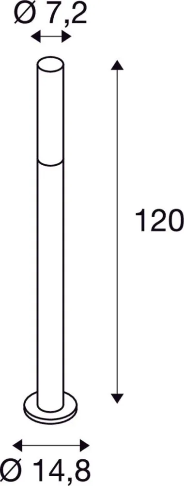 SLV Lampe d'extérieur APONI 120 IP65 Anthracite