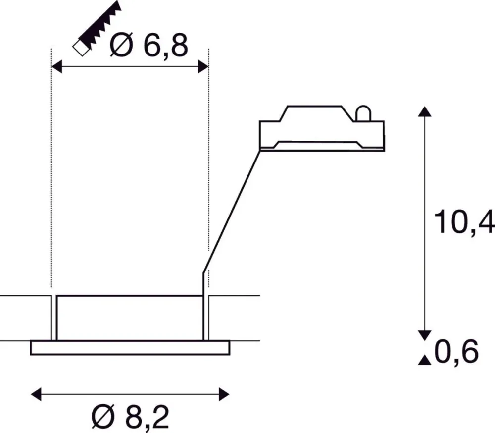 SLV Lampe d'extérieur DOLIX OUT IP65 Argent