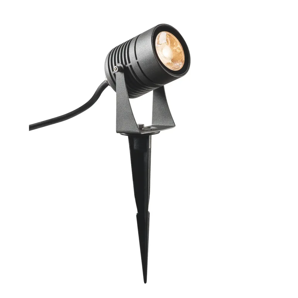 SLV Lampe d'extérieur LED SPIKE IP55 Anthracite