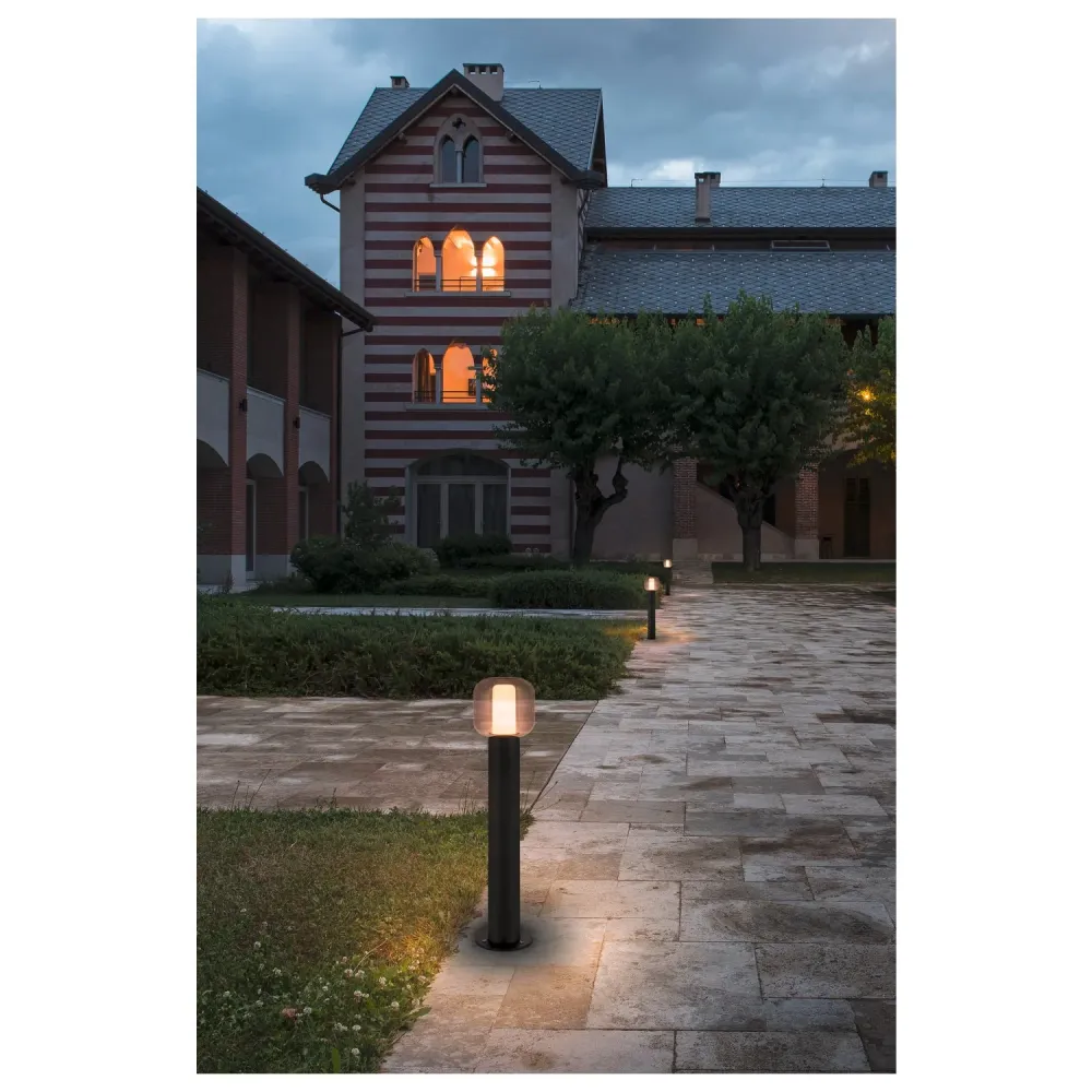 SLV Lampe d'extérieur OVALISK 75 IP65 Anthracite
