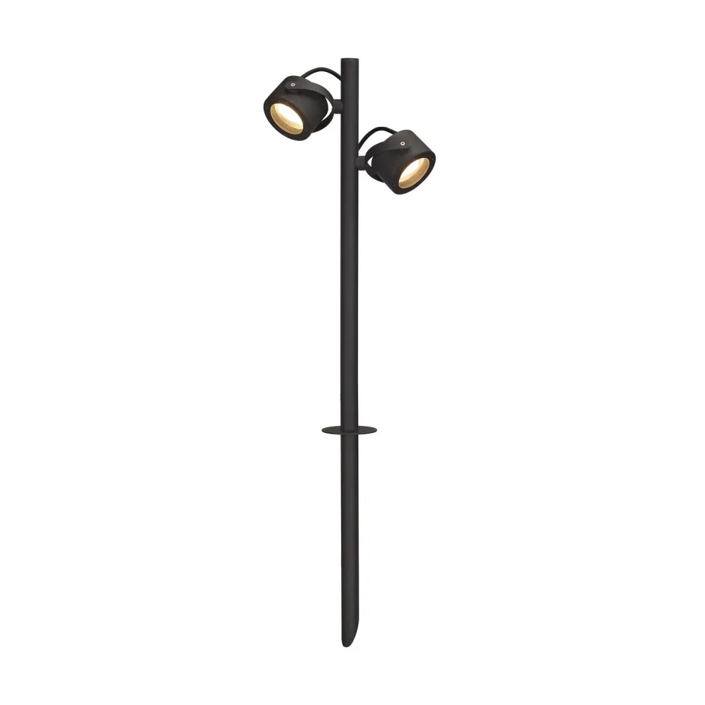 SLV Lampe d'extérieur SITRA 360 SPIKE IP44 Anthracite - 67 cm de hauteur