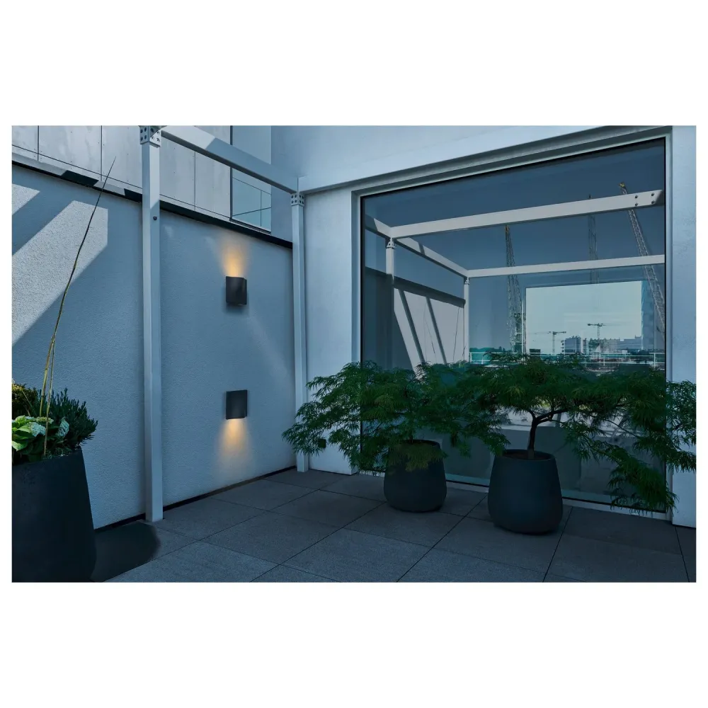 SLV Lampe d'extérieur VILUA L IP54 Anthracite