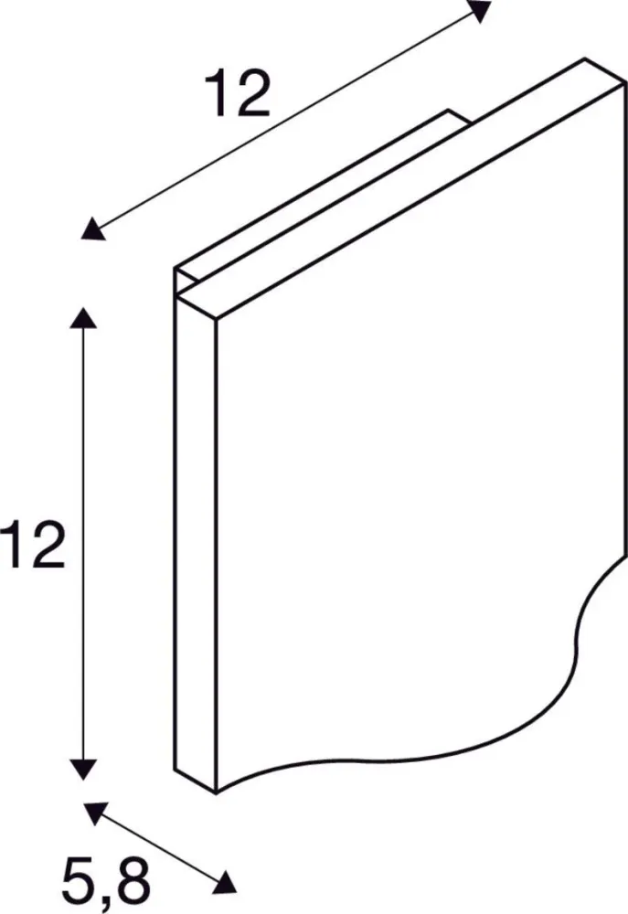 SLV Lampe d'extérieur VILUA S IP54 Anthracite