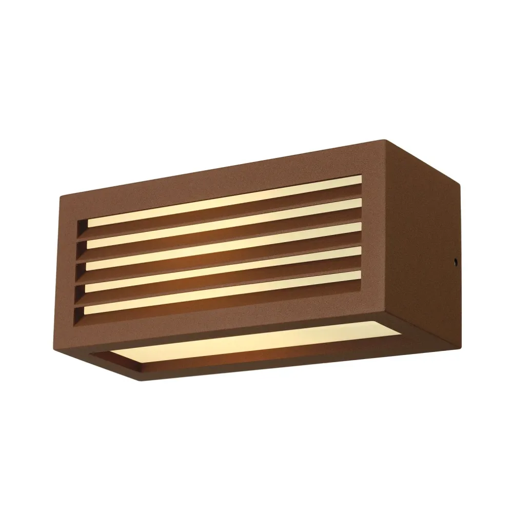 SLV Lampe d'extérieur BOX-L IP54 Rouille