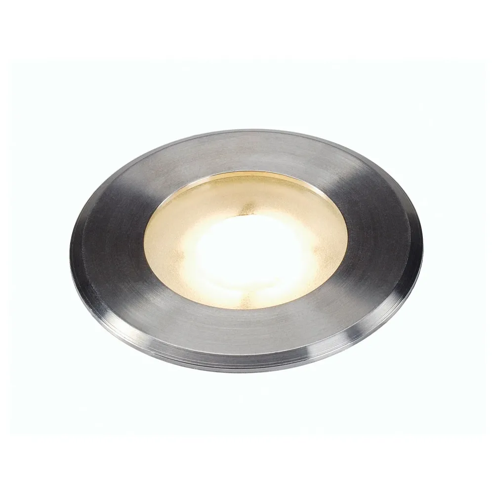 SLV Lampe d'extérieur DASAR® FLAT 80 IP65/IP67 Acier inoxydable