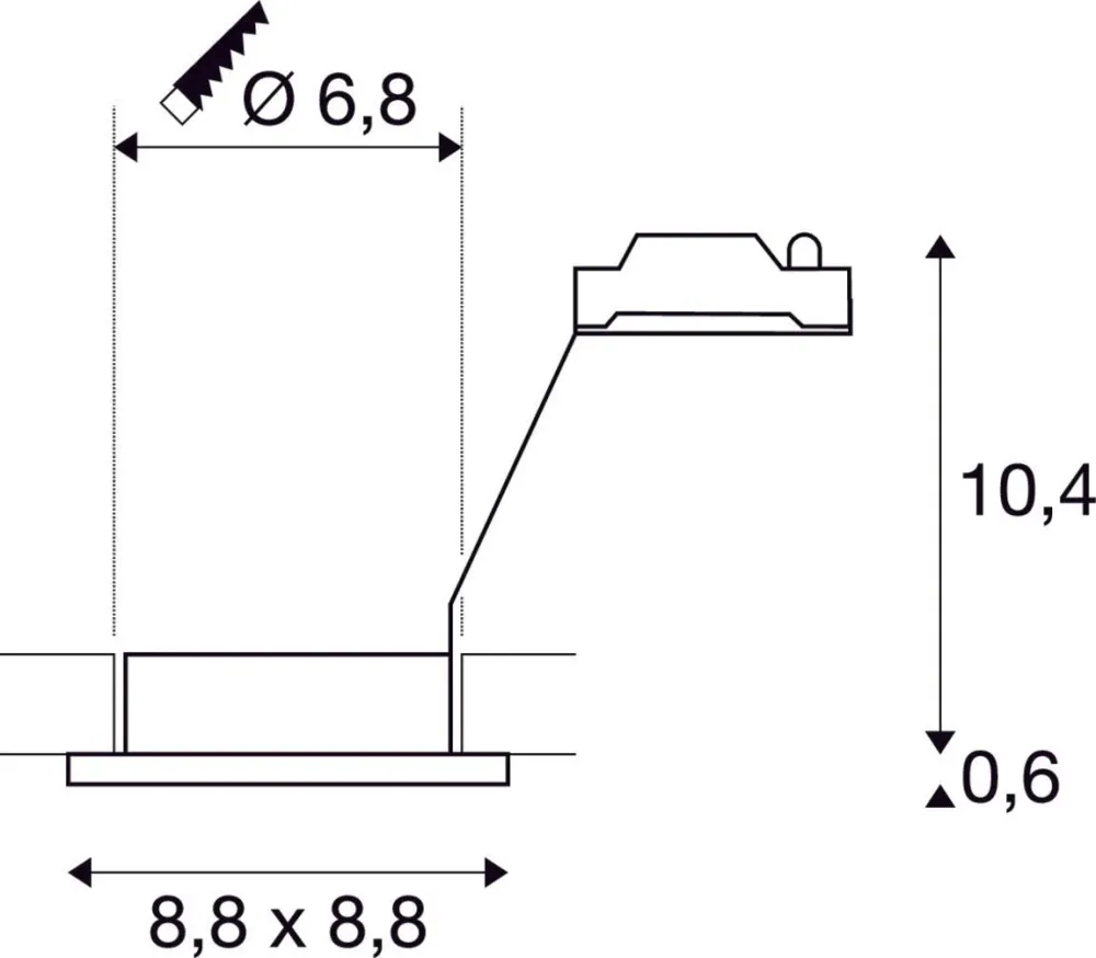 SLV Lampe d'extérieur DOLIX OUT IP65 Blanc