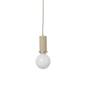 Socket Pendant Low - Cashmere