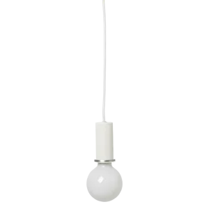 Socket Pendant Low - White