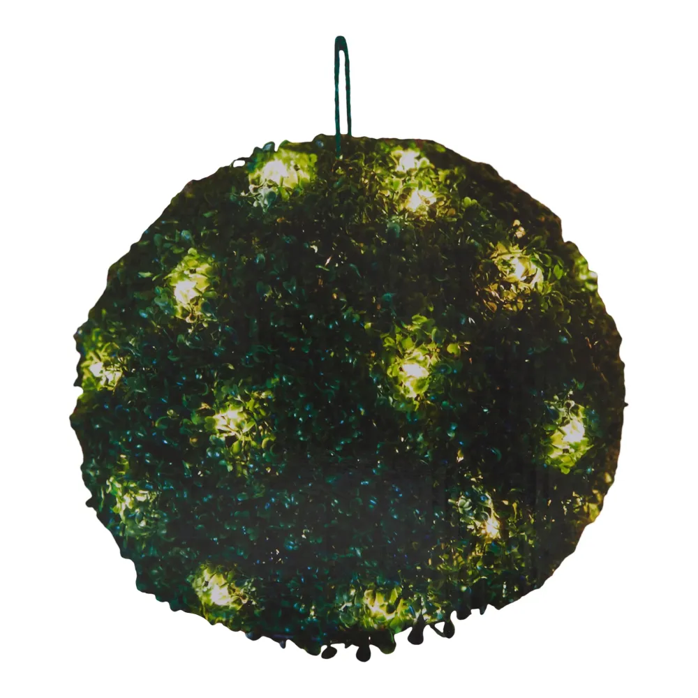 Boule topiaire solaire Solar Living, 11 po x 11 po
