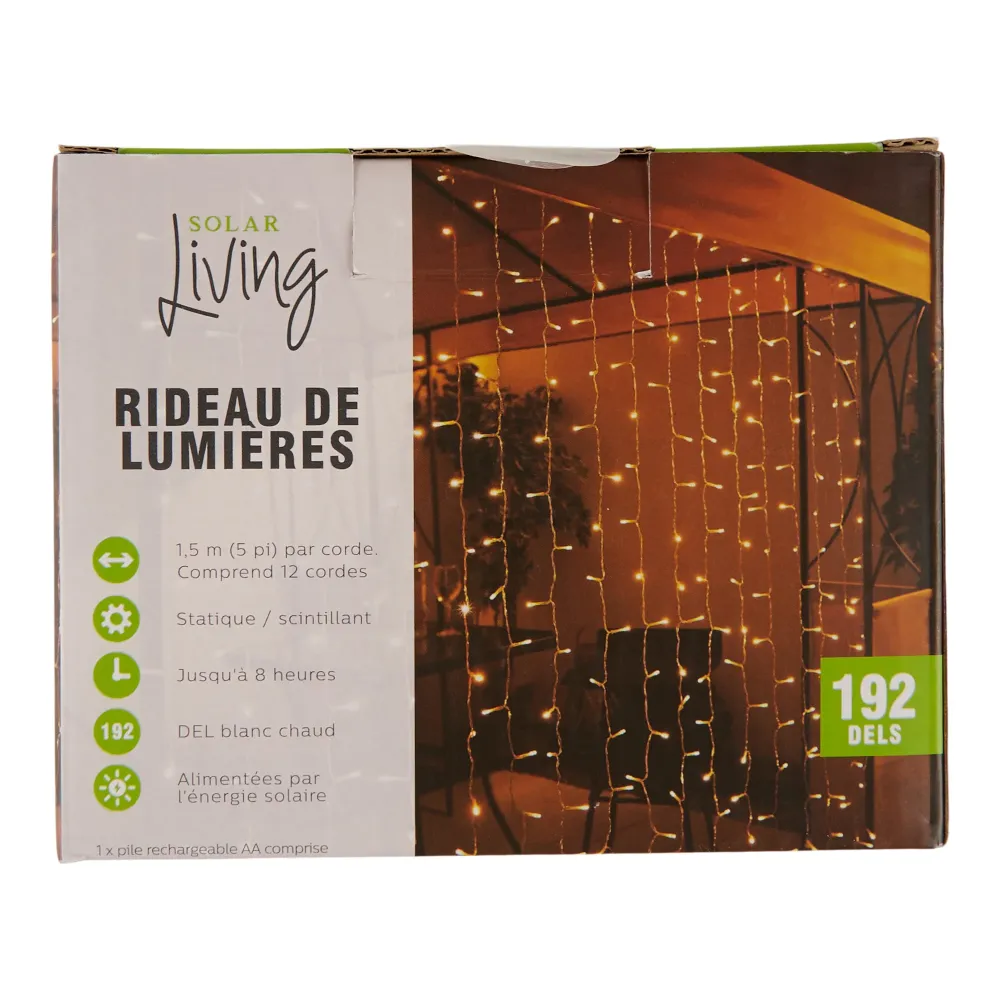 Rideau de lumières Solar Living