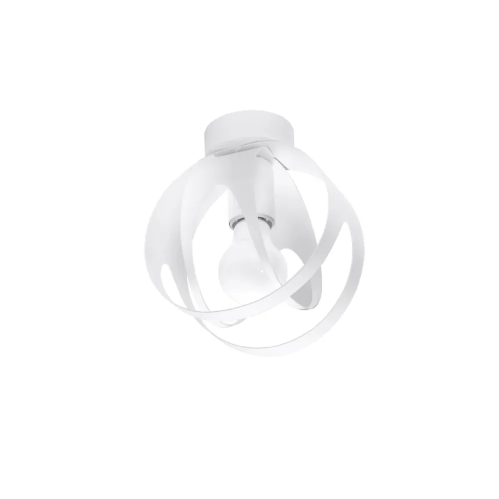 Plafonnier Sollux Lighting Tulos 1L E27 blanc White