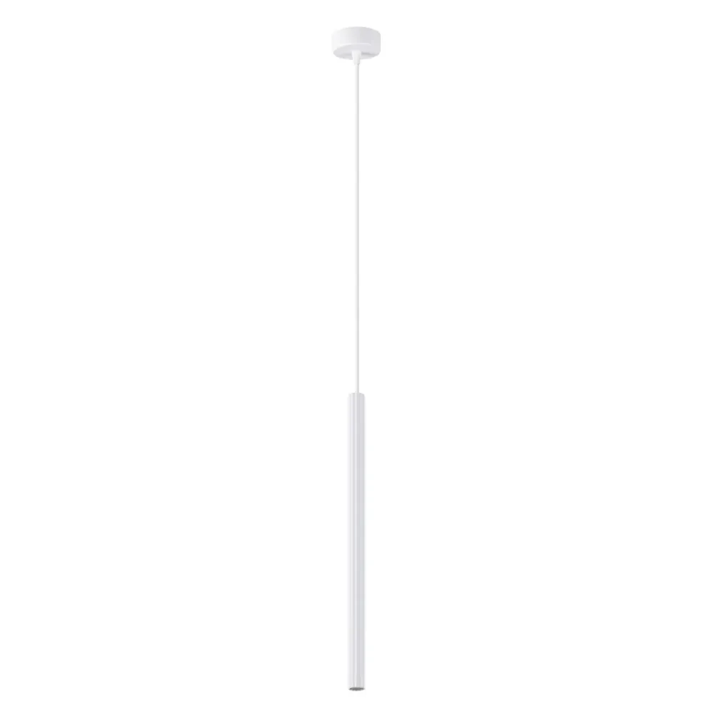 Suspension Sollux Lighting Arche 1L, spot encastré G9 en acier White