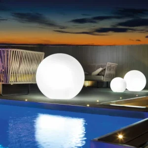 Sphere Lumineuse Ø 80 Cm Batterie Induction Rgbw Led
