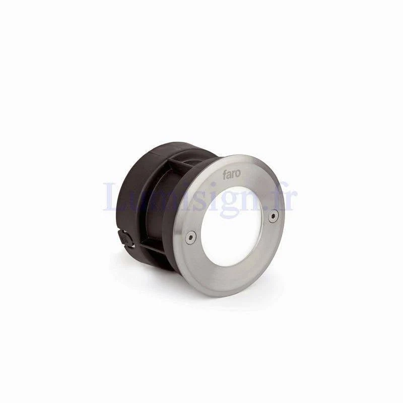 SPOT SOL EXTÉRIEUR INOX LED-18 Eclairage chaud 3000K