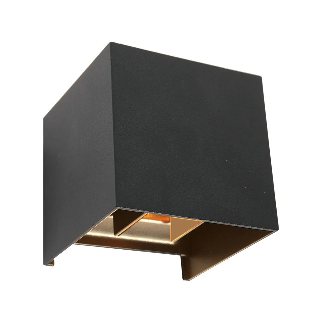 Applique murale extérieure Steinhauer 2L LED noire, L 10 cm