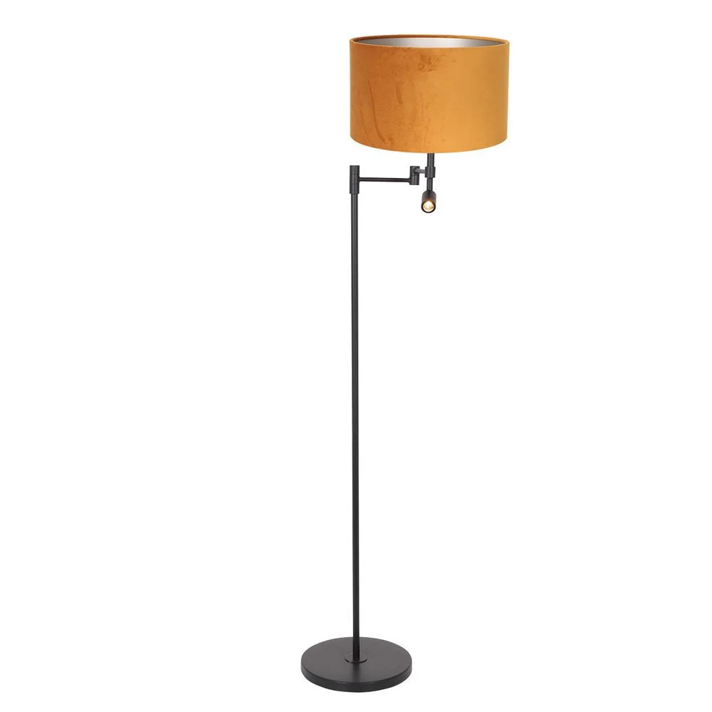 Lampadaire Steinhauer Rod 2L doré LED/E27, H 132 cm
