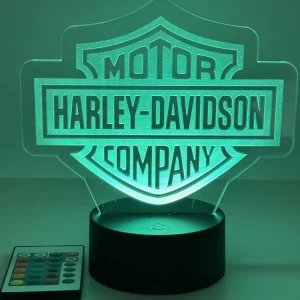 Socle LAMPE lumineux HARLEY Stick Olivier