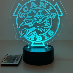 Socle LAMPE lumineux SCANIA Stick Olivier