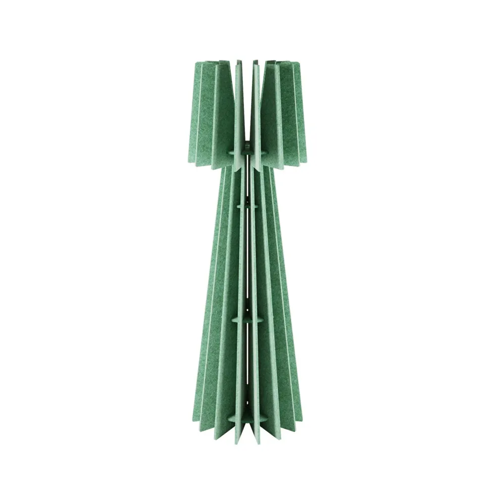 Structure pour lampe de sol SHHINE en matériau acoustique - Vert chiné