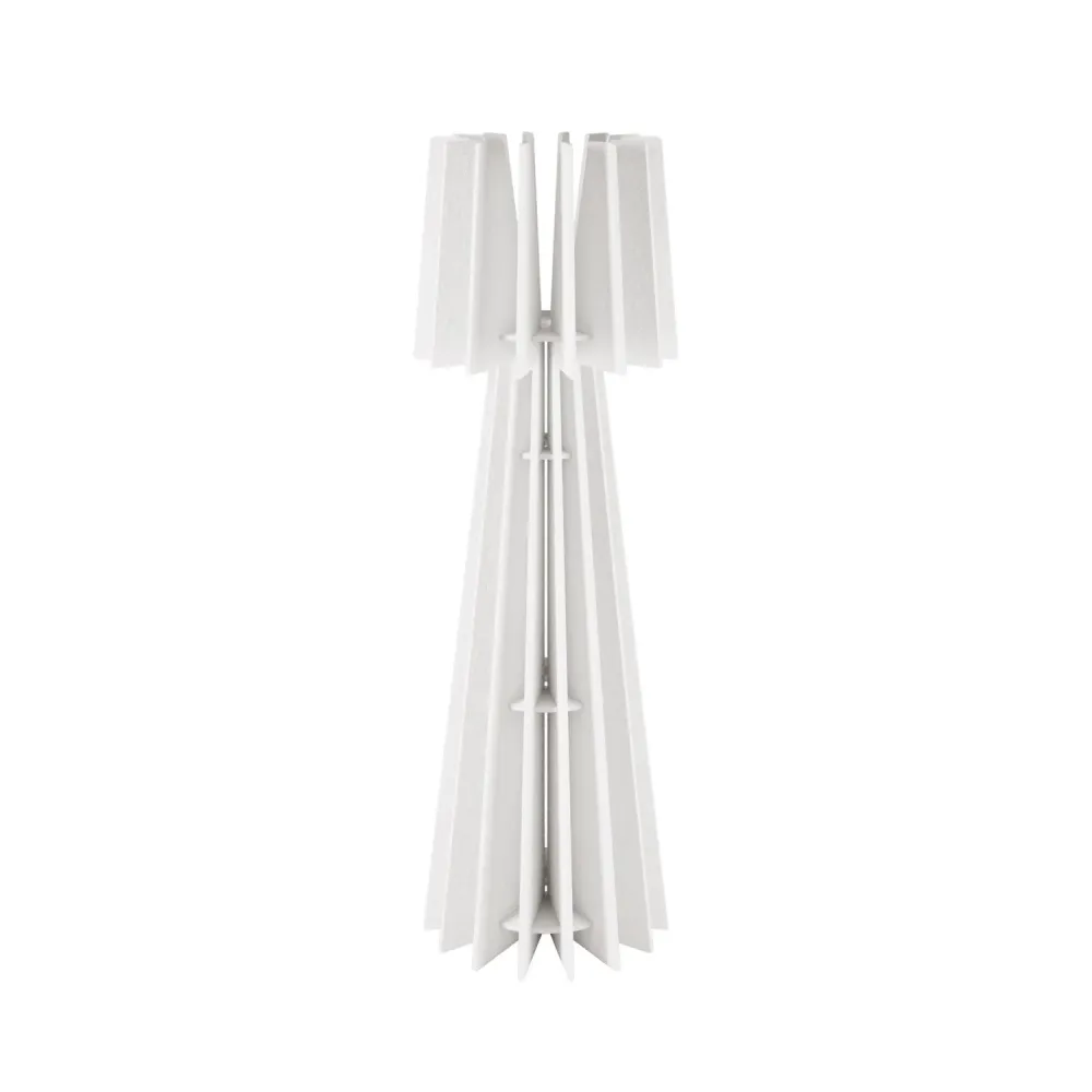Structure pour lampe de sol SHHINE en matériau acoustique - Blanc chiné