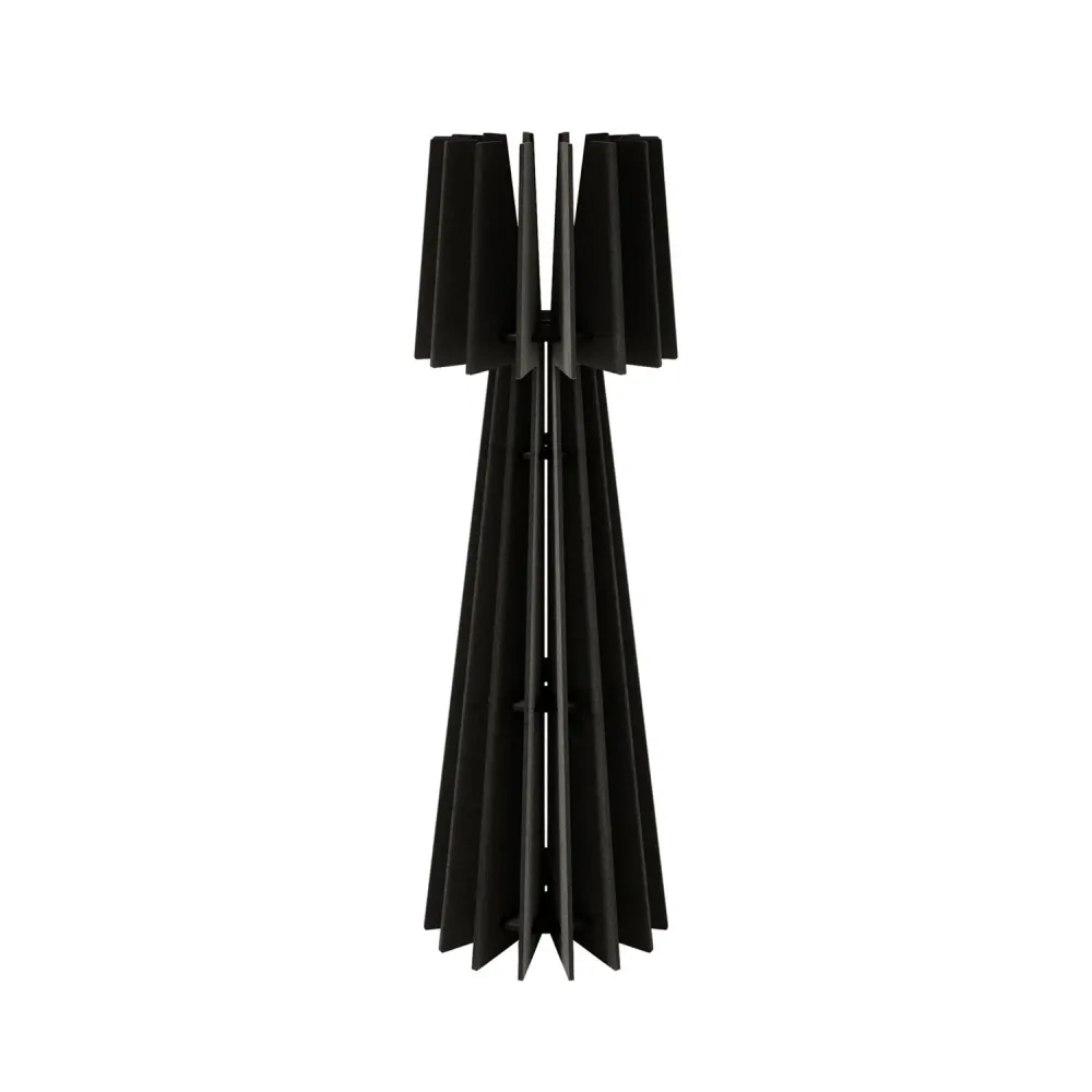 Structure pour lampe sur pied SHHINE en matériau acoustique - Noir mélangé