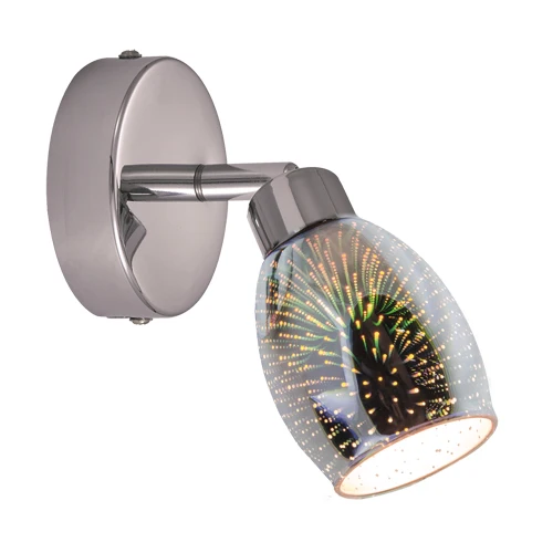 Applique murale STRUHM ETNA G9 25W en acier inoxydable chromé