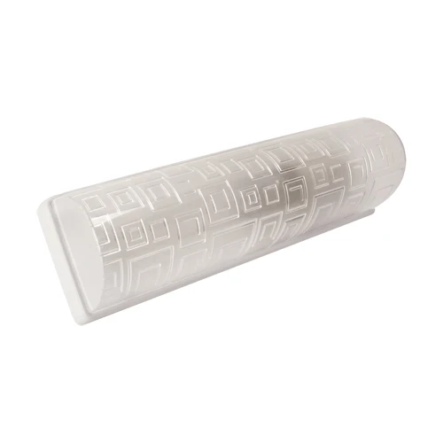 Plafonnier STRUHM LOLA E27 15W en plastique blanc, largeur 22,5 cm