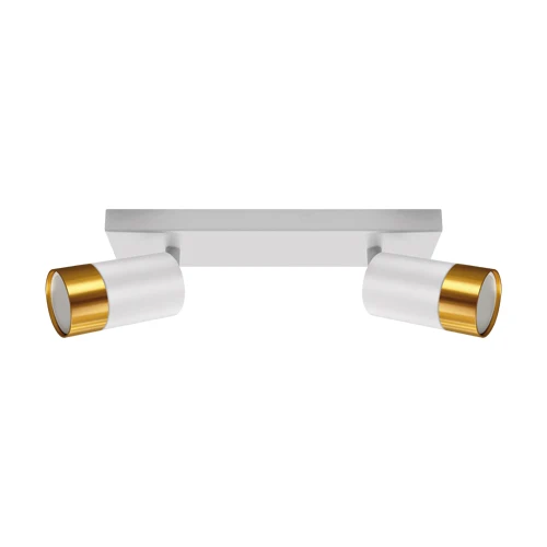 Rails d'éclairage STRUHM PUZON GU10 2 x 35W aluminium blanc/noir White