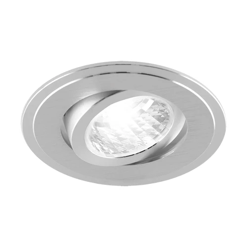 Spot encastré STRUHM ALUM GU10 50W en aluminium, diamètre 9,2 cm Silver