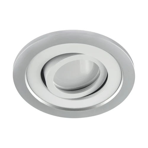 Spot encastré STRUHM BORYS GU10 20W en alliage d'aluminium moulé, diamètre 10,5 cm Silver