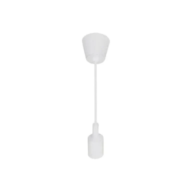 Suspension Ampoule E27 100cm Blanc Mat Struhm