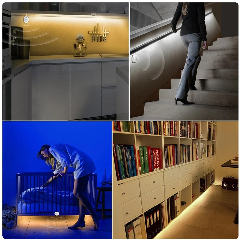 Bande Lumineuse LED ULTRA FLEXIBLE - detecteur de mouvement Super génie