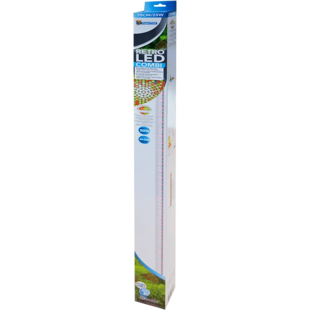 Retro Led Combi T8&T5 75cm - Led pour Aquarium - Superfish