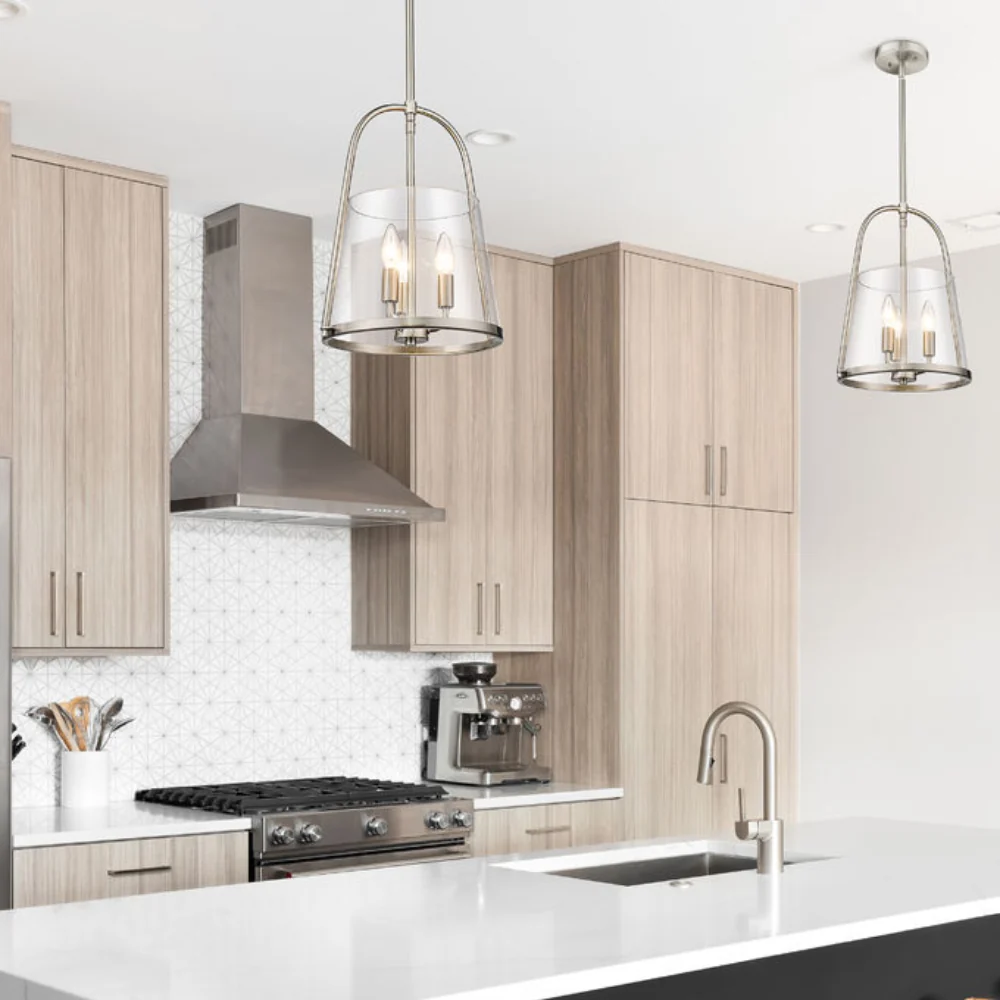 Suspendu z-Lite archi nickel brossé