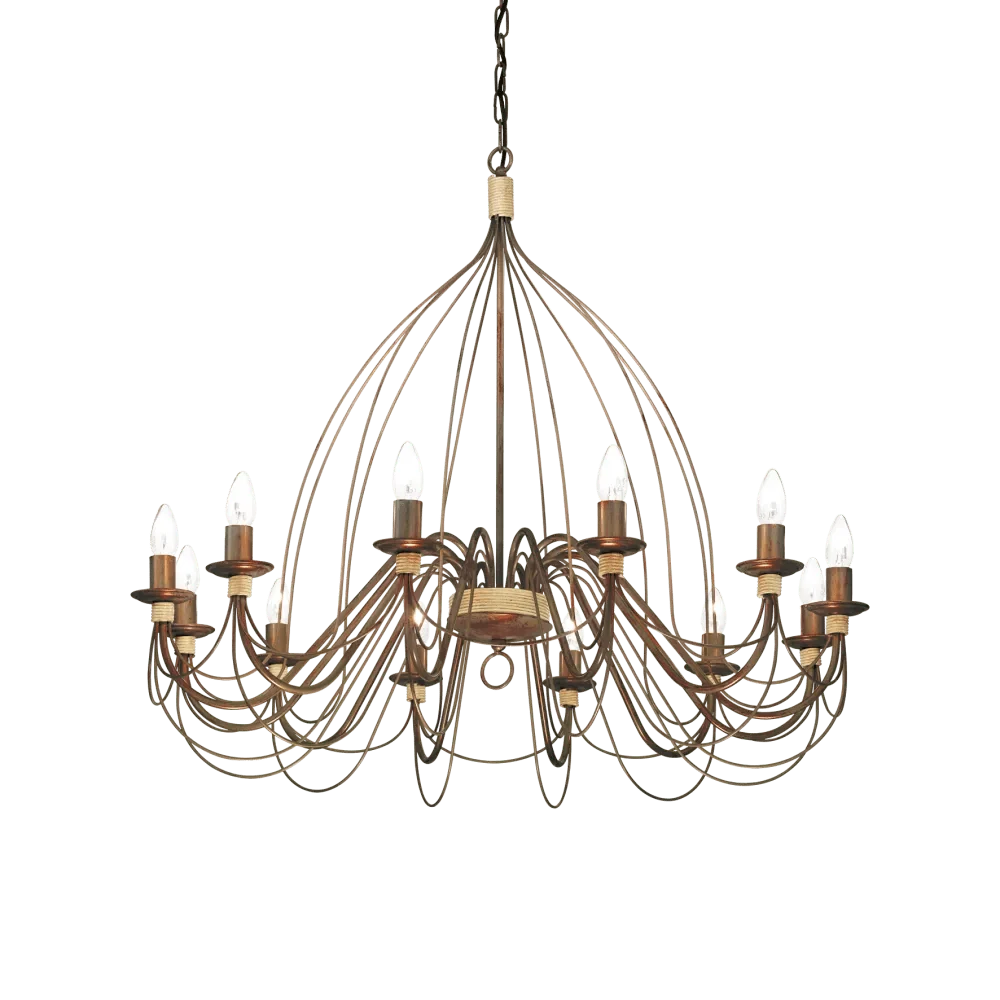 Suspension CORTE-SP12 rouille effet antique